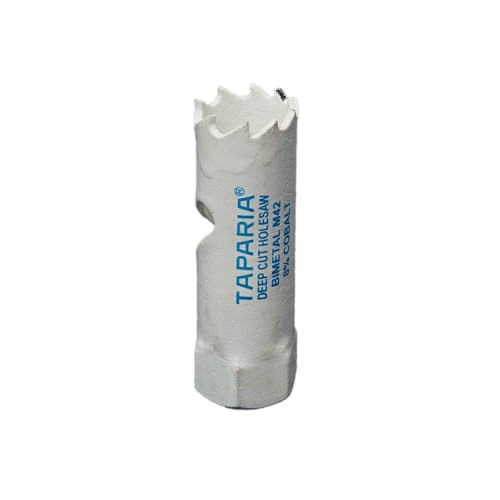 Image of Taparia Bi-Metal Hole Saw Cutter HSBM16 (16 mm Dia)-Variable Pitch Teeth, HSS 8% Cobalt-Precision Cutting Tool for Metal, Wood, Plastic-Professional Grade, DIY
