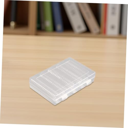 Set de 2 cajas transparentes para organización de monedas miniatura 4