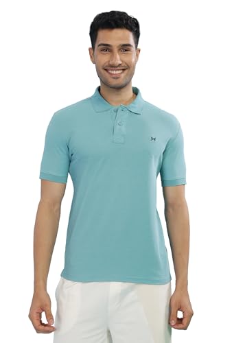 Image of Force NXT Men's Cotton Green Polo T-Shirt