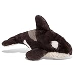DolliBu Plush Wild Killer Whale Stuffed Animal - Soft Huggable Large Whale, Adorable Plush Toy Animal, Cute Sea Life Cuddle Gifts for Kids & Adults - 15.5 Inch
