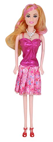 Image of Tickles Doll with Daughter for Kids Girls, Home Decoration Birthday Gifts (Size : 30 cm Color: Pink)