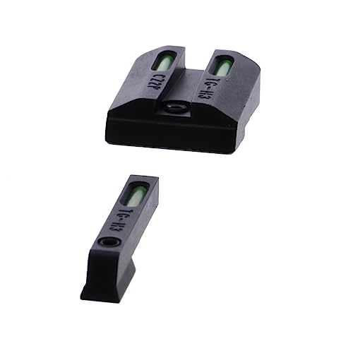 Image of TRUGLO TFX Handgun Sight | Durable Shock-Resistant Compact Brightly Glowing Tritium & Fiber-Optic Xtreme Day /Night Sight for Handguns