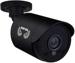 Night Owl Security 1 Pack Analog HD 720p Wired Bullet Camera (Black, Camera Only) asin的图片