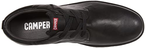 Camper Men's Atom Work Oxford Flat, Black, 10 #TOP4