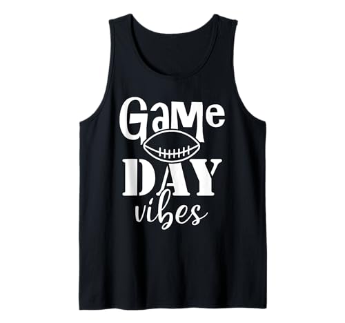 Game Day Vibes Football Camiseta sin Mangas