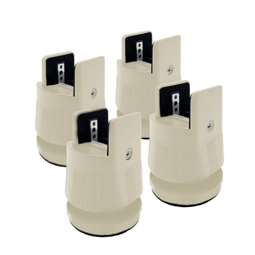 SYMWAL Bed Risers, 2.36-3.15" Height Adjustable, 4 Pack