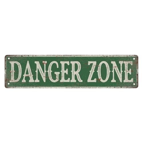 Street Tin Sign Crafting Room Decor Wall Shop Man Cave Bar Street Rustic Vintage Retro Metal Sign Fun Metal Sign 4X16 Inch Vintage Plaque Handicraft Best Gift Metal Tin Sign