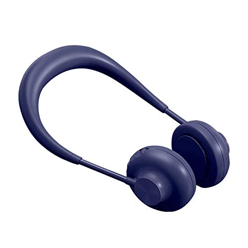 Aozzy Ventilateur de Cou Portable Mains Libres,1800mAh Mini USB Ventilateur Portable avec Batterie Rechargeable Ventilateurs de Poche portatif pour Le Sport, Les Loisirs, Le Bureau, Le Fitness