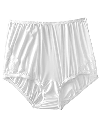 Vanity Fair Women's Perfectly Yours Lace Brief, White