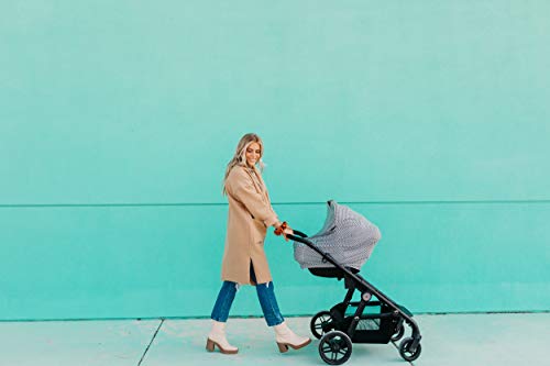 Image of Copper Pearl Nursing Cover for Breastfeeding - Multi-Use Baby Car Seat Canopy, Stroller Shade & Breast Feeding Wrap for Women, Stretchy Breathable Carseat Shawl for Boy or Girl, Nash