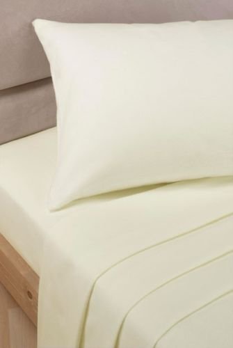 clicktostyle LUXURY CREAM COLOUR PAIR OF PILLOW CASES 100% PURE EGYPTIAN COTON 200 THREAD COUNT