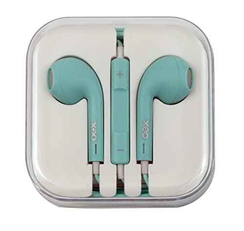 Fone De Ouvido Intra Auricular Com Microfone Oex Colormood Candy Fn204 - Azul (Tom Pastel)