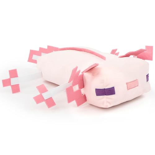 Image of Minecraft Axolotl Video Game Kids Plush Pillow Buddy, Pink