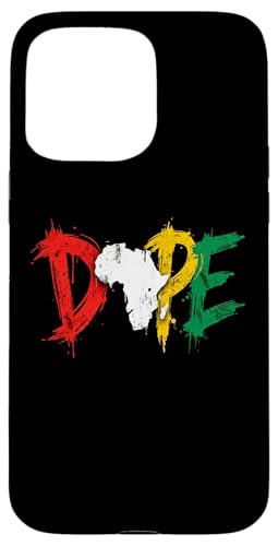 Dope Africa Map Pan African Colors Juneteenth �X�}�z�P�[�X iPhone 15 Pro Max �p