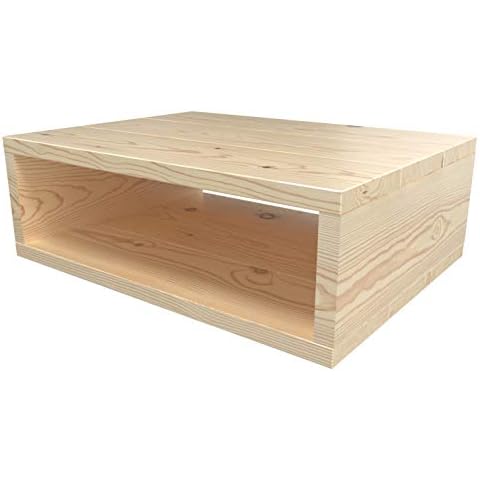 LA WEB DEL COLCHON - Mesita Vintage Alepo Barnizado Natural Cover