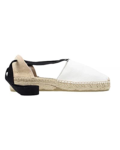 ALPARGATUS - Alpargata Valenciana Cuña Baja Blanco