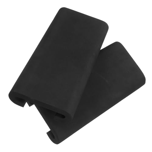 POPETPOP 2 Piezas Cojín Dragón Inflable Kayac Auto Cámping Cojín De Soporte Lumbar Cojín De Asiento De Espuma Viscoelástica Kit De Aparejo De Cubierta De Kayak Aire Remo Black Eva