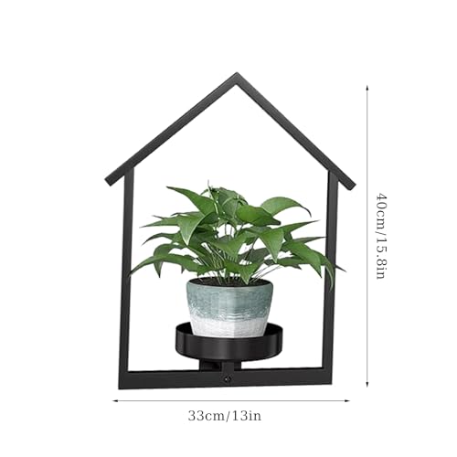Pot de fleurs mural compact avec fixation solide pour aménagement vertical