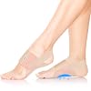 Fit Geno Invisible Arch Support Brace for Plantar Fasciitis Skin Tone, Non-Slip Arch Support Sleeve with Gel Pad, Comfortable All-Day Wear in Shoes for Flat Feet & Fallen Arches