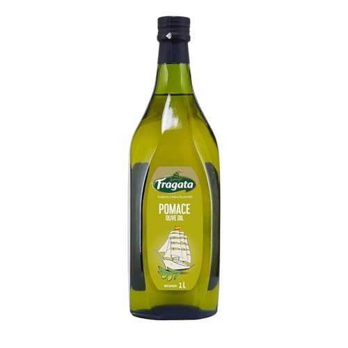 Image of Fragata Pomace Olive Oil 1 Litre All purpose cooking oil for everyday Indian cooking | Ideal for deep frying, roasting, baking