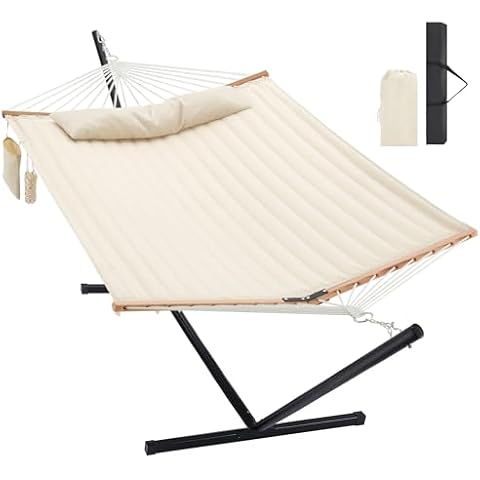 Homgava Two Person Hammock with Stand Cover