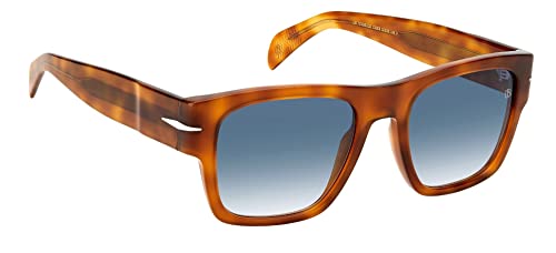 David Beckham DB 7000/S BOLD Havana Honey/Light Blue Shaded 52/20/145 men Sunglasses3