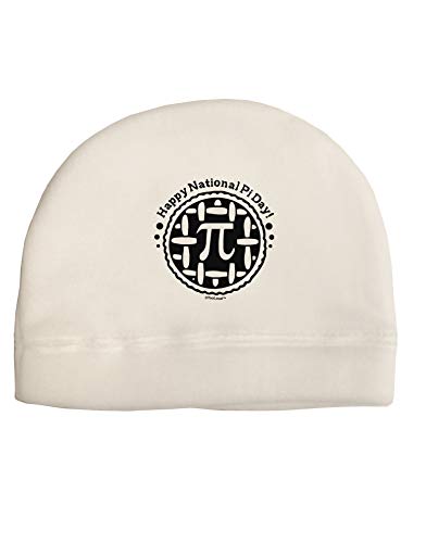 TOOLOUD Happy National Pi Day! Child Fleece Beanie Cap Hat White