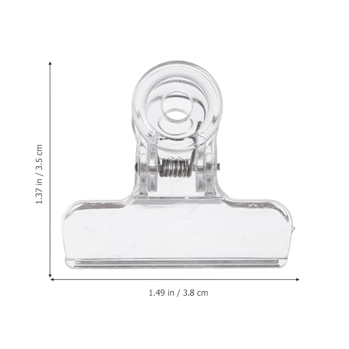 10 clips para extensión de uñas plásticos 38 mm miniatura 2
