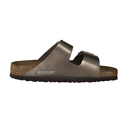 Image of Birkenstock Arizona, Women's Heels Sandals Open Toe Sandals, Beige (Electric Metallic Taupe Electric Metallic Taupe), 5 UK (38 EU)