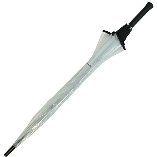 Paraguas de 103 cm de pantalla extragrande transparente de burbuja 4
