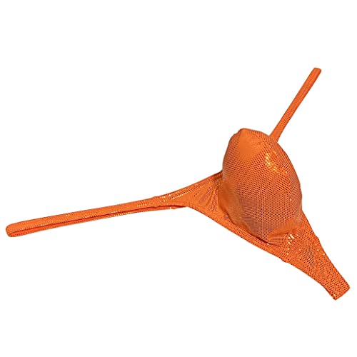 Men's Metallic Shiny Micro Swim Thong Sexy G-Strings Bikini Underwear Male Soft Contour Pouch Tangas2