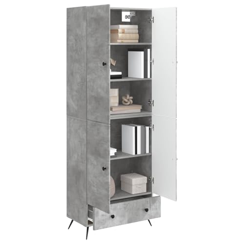 vidaXL Juego de armarios 2 pcs Madera de ingeniería, Juego de Muebles Innovador para el Hogar, Decoración Versátil, Diseño Ergonómico y Configuración Modular