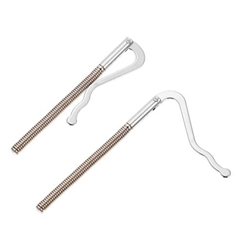 BESPORTBLE 2pcs Card Holder Money Clip Metal Spring Banknote Clip for Wallet Slim Credit Holders