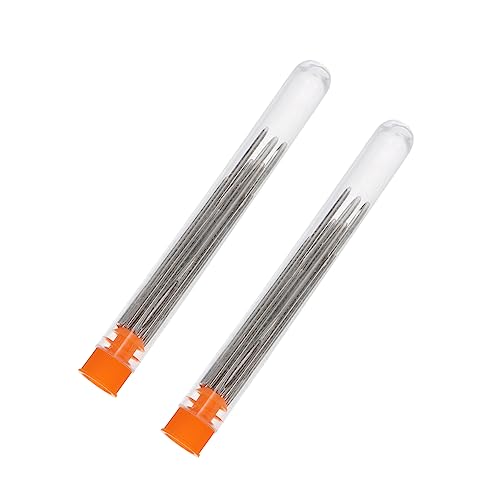 HOODANCOS Embroidery Accessory Big Eye Sewing Needles 18pcs Thread Needles Set Stainless Steel Easy to Thread for Tailors Students and DIY Enthusiasts