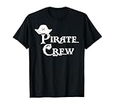 Pirate Crew Funny Halloween Costume Party Men Boys T-Shirt