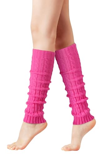 Image of fauson Leg Warmers for Women Y2k - 80s Ribbed Knit Leg Warmers for Boots