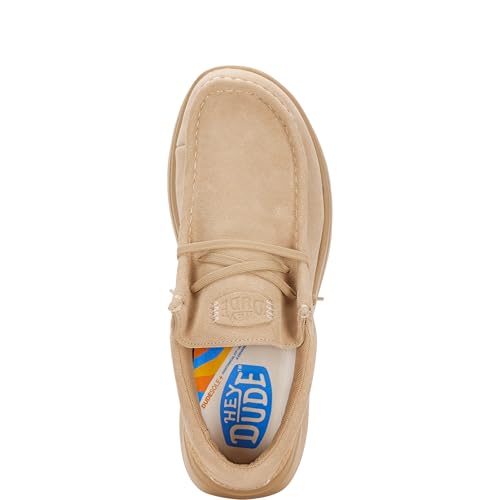 Image of HEYDUDE Men's Wally Comf Suede Slip-On Loafers | Lightweight Men's Casual Shoes | Extra Plush Midsole Padding for Everyday Wear