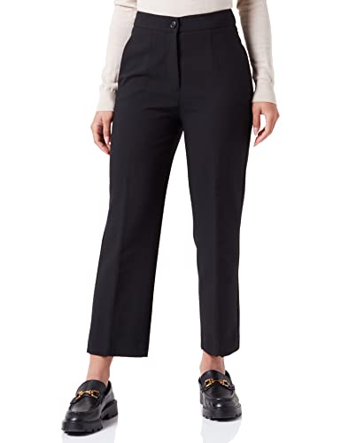 PANTALONI S Sisley Trousers 4OLVLF025 Boxer Bambino, Black 100, 42 da Donna