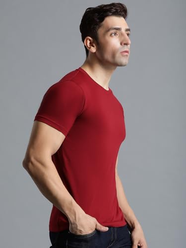 Image of hummel Cam Men's Cotton Round Neck Half Sleeve T-Shirt