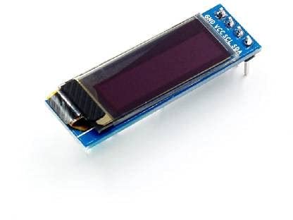 BAIAI 0.91 inch 128x32 IIC I2C White OLED LCD DIY Module SSD1306 Driver IC DC 3.3V 5V Display Lights Electronic Hobby Kit