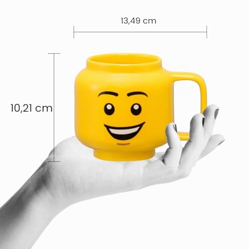 R.C. Lego Ceramic Mug Large Happy Boy 41460806, Gelb – Ansicht 2