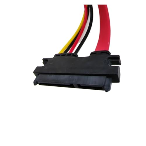 Cable integrado 30 cm FDD 4Pin Hembra SATA 3.0 Macho 22Pin 7+15 miniatura 4