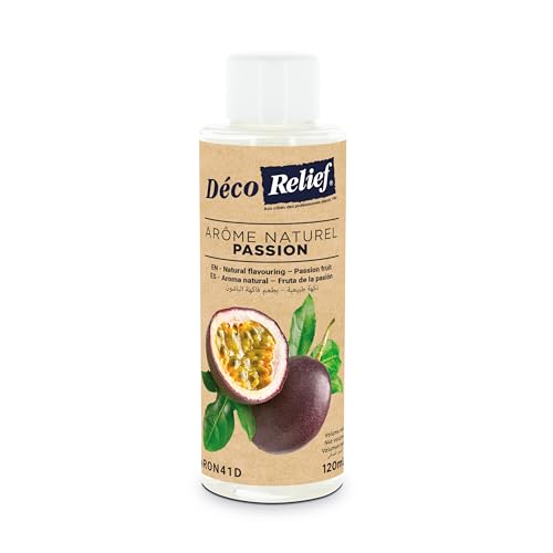 Déco Relief - Arôme Naturel de Fruit de la Passion 120 ml - Ingrédient Pâtisserie - ARON41D
