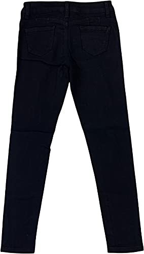 Image of ToBeInStyle Girl's Denim Easy Styling Classic Timeless Everyday Jeans Zip-Up Closure