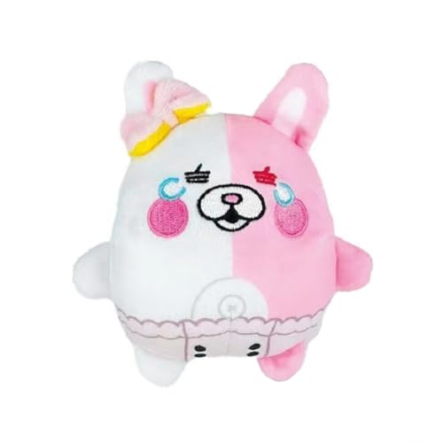 DEXSHUN Monomi-chan Anime Felpa Almohada Dibujos Animados Suave Monomi-chan/Monokuma figuras suaves PP Algodón Dormitorio Decoración Regalos 10 cm