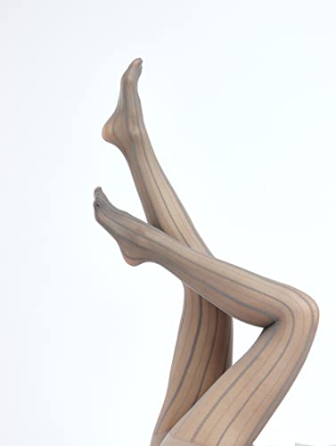 Image of Sahabowi Women Tights, Female Sheer High Waist Pantyhose, Vintage Control Top Stockings