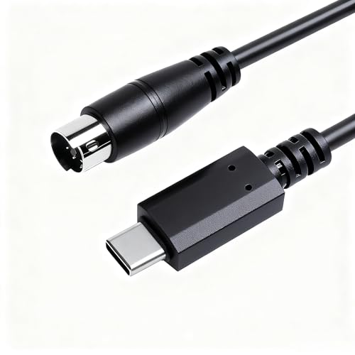 Xiusiyt Cavo MIDI da USB-C a Mini-din 7 maschio per
