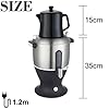 Electric Tea Maker with Double Pot and Keep Warm Function for Traditional Tea Preparation