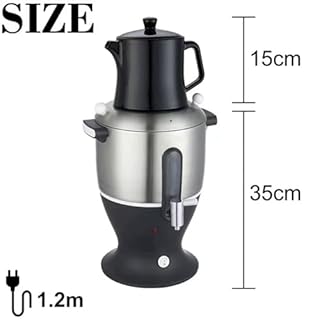 Electric Tea Maker with Double Pot and Keep Warm Function for Traditional Tea Preparation