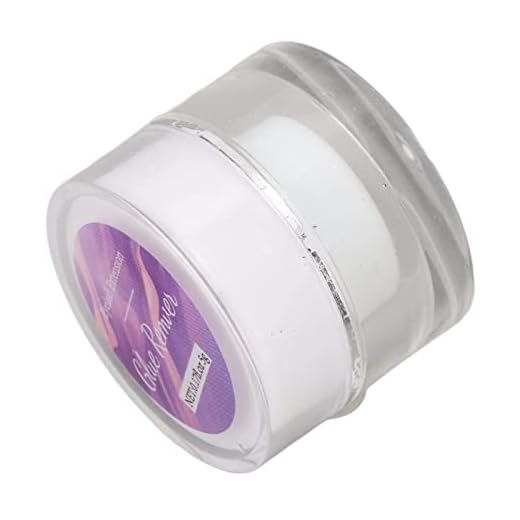 Removedor de Pegamento de PestañAs PortáTil Crema Removedora de ExtensióN de PestañAs de 0.2 Oz para SalóN de Belleza (Cantalupo)